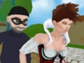 Cluiche Rith Subway Banphrionsa - Wild Rush VS Robber  ar líne