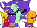 Cluiche Jigsaw gleoite Little Monsters  ar líne