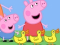 Cluiche Bailiúchán Puzal Jigsaw Muc Peppa  ar líne