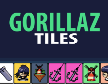 Cluiche Tíleanna Gorillaz na ndaoine gan choinne  ar líne