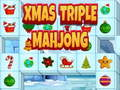 Cluiche Xmas Triple Mahjong ar líne