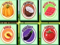 Cluiche Cuimhne Fruity Veggie  ar líne
