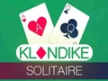 Cluiche Klondike solitaire ar líne
