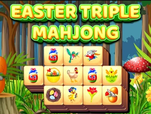 Cluiche Mahjong Triple na Cásca  ar líne