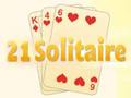 Cluiche 21 solitaire ar líne