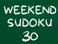 Cluiche Sudoku Deireadh Seachtaine 30  ar líne