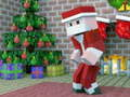 Cluiche Puzal Jigsaw Nollag MineCraft  ar líne