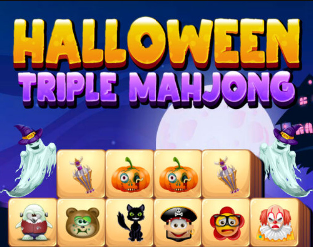 Cluiche Mahjong Triple Oíche Shamhna  ar líne