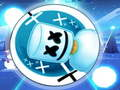 Cluiche Hop Ball 3D: Liathróid Damhsa ar Bhóthar Tíleanna Marshmello  ar líne