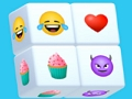 Cluiche Emoji mahjong ar líne