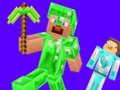 Cluiche Minecraft: Creeper vs Enderman  ar líne
