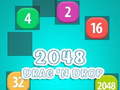 Cluiche 2048 Drag'ndrop ar líne