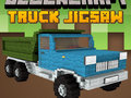 Cluiche Cluiche Jigsaw Truck Blockcraft  ar líne