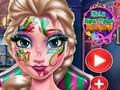 Cluiche Cluiche ar líne Elsa Makeup Bhliain Nua  ar líne