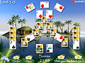 Cluiche Bahámaí solitaire  ar líne