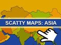 Cluiche Léarscáileanna Scatty: An Áise  ar líne