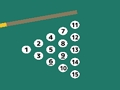 Cluiche Billiards 15 Liathróidí  ar líne