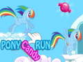 Cluiche Cluiche Rith Candy Pony ar líne  ar líne