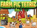 Cluiche Picteilín feirme Tetris  ar líne