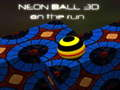 Cluiche Neon Ball 3d ar an rith  ar líne