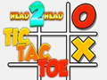 Cluiche Ceann 2 Ceann Madra Tac Toe  ar líne