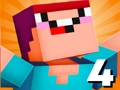 Cluiche Noob vs Pro 4 Bloc Lucky  ar líne