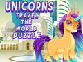 Cluiche Cluiche ar líne Unicorns Taisteal An Puzal Domhanda  ar líne