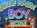 Cluiche Cluiche Blue Hairy Boy Escape  ar líne