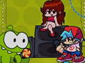 Cluiche Oíche Aoine Funkin vs Om Nom ó Cut The Rope  ar líne