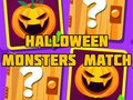 Cluiche Cluiche Oíche Shamhna Monsters Match  ar líne