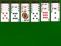 Cluiche Solitaire damháin alla órga ar líne