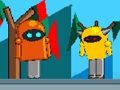 Cluiche I measc robots  ar líne