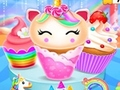 Cluiche Dearadh Cócaireachta Cupcake Mermaid Unicorn  ar líne