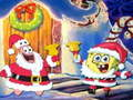 Cluiche Cluiche Líne Spongebob Puzzle Jigsaw Nollag  ar líne