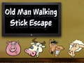 Cluiche Cluiche ar líne Old Man Walking Stick Escape  ar líne