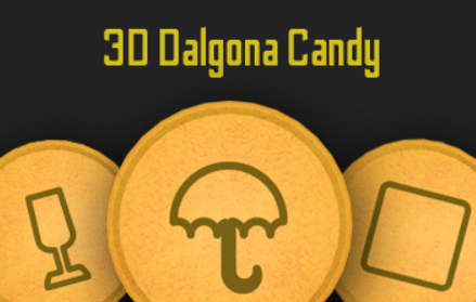 Cluiche Cluiche Candy Dalgona 3D ar líne  ar líne