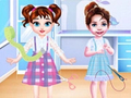 Cluiche Leanbh Taylor Faisean Pinafore gúna  ar líne