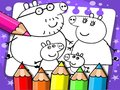 Cluiche Leabhar Dathúcháin Peppa Muc  ar líne