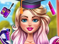 Cluiche Glam College Makeover  ar líne