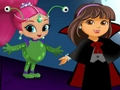 Cluiche Nick jr. Cluiche Oíche Shamhna gléasadh suas Paráid  ar líne