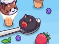 Cluiche Popsicle Cat Uachtar Reoite foirfe  ar líne