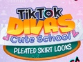 Cluiche Breathnaíonn Sciorta Pleated Scoil Gleoite TikTok Divas  ar líne