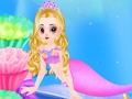 Cluiche Cluichí Mermaid Banphrionsa Makeup  ar líne