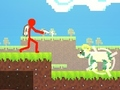 Cluiche Cluiche Red Stickman vs Monster School 2 ar líne  ar líne