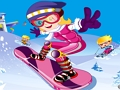 Cluiche Cailín snowboarder  ar líne