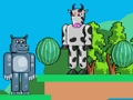 Cluiche Cluiche Hippo vs Bó Monster  ar líne