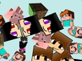 Cluiche Dteagmháil minecraft  ar líne