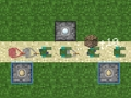 Cluiche Túr cosanta minecraft  ar líne