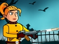 Cluiche Cluiche Zombie Ricochet Mná Hunter  ar líne