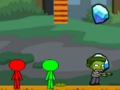 Cluiche Cluiche Stickman Bros vs Zombies  ar líne